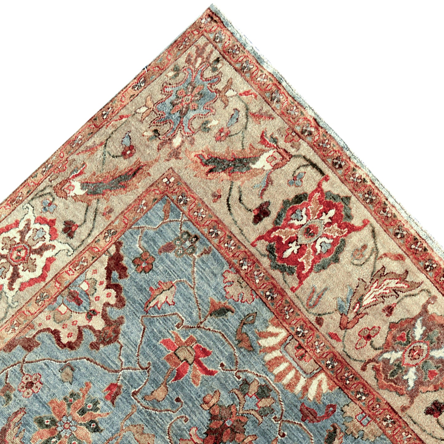 ANTIQUE SULTANABAD CH-7- GREY / IVORY