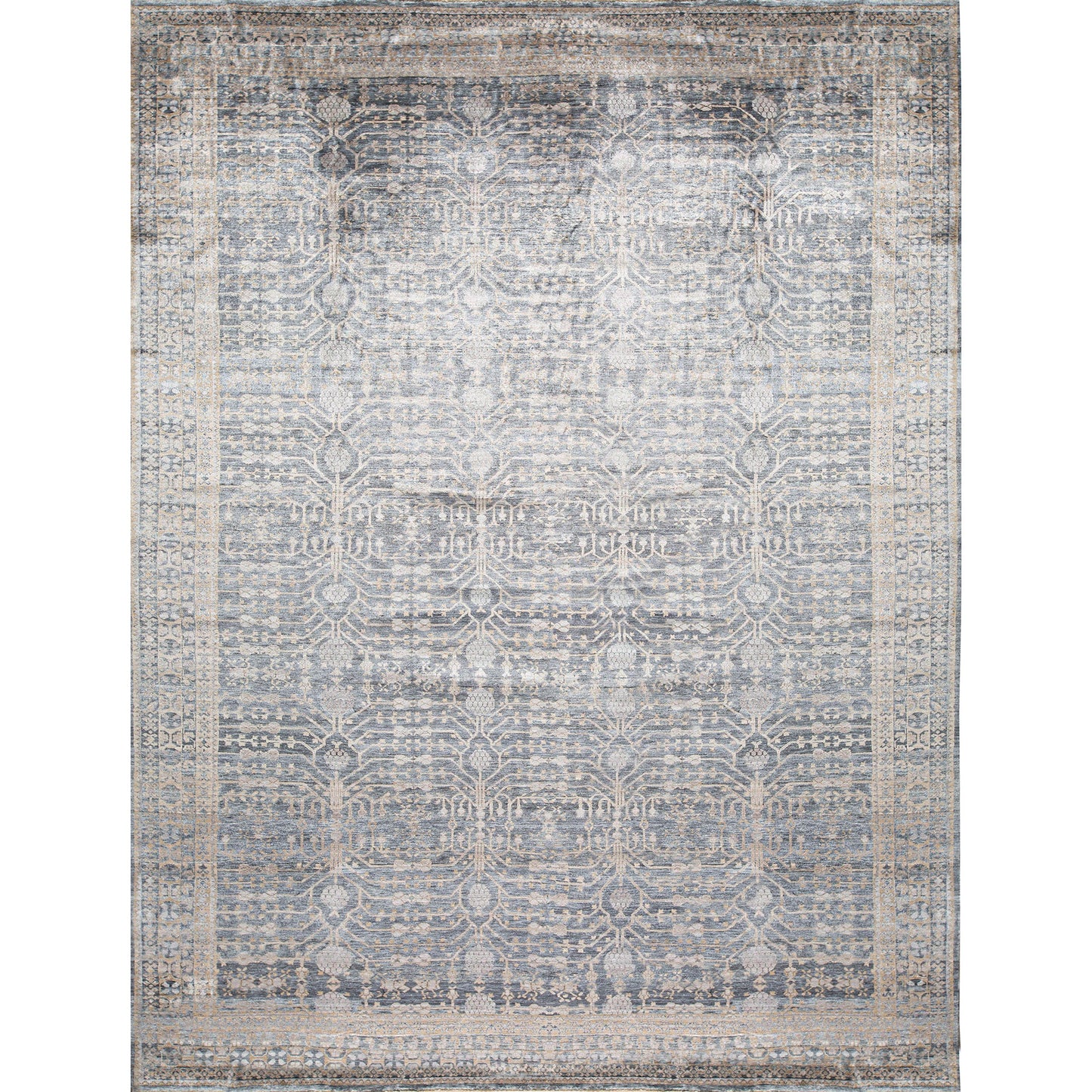 ANTIQUE SULTANABAD KHOTA GREY / BEIGE