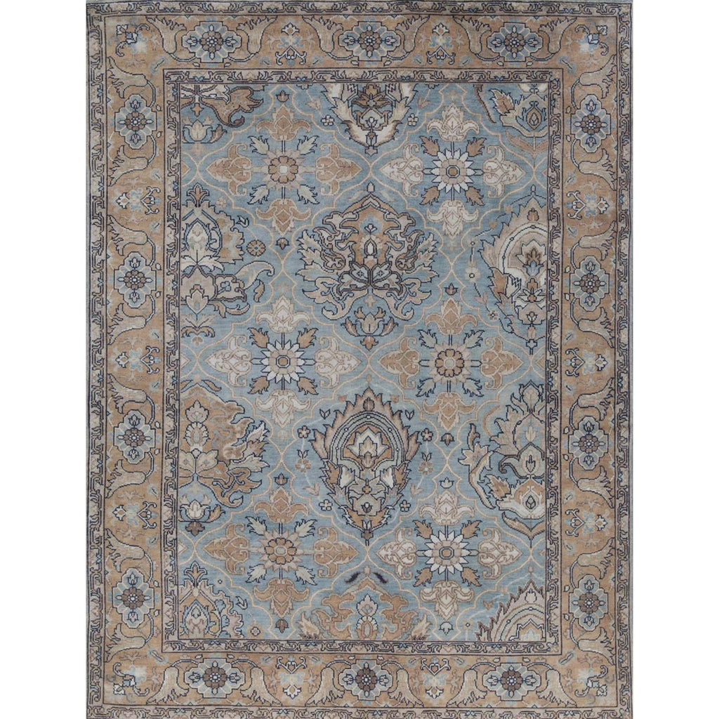 ANTIQUE SULTANABAD KIRMA BLUE / RUST