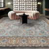 ANTIQUE SULTANABAD KIRMA LIGHT BLUE / RUST
