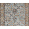 ANTIQUE SULTANABAD KIRMA LIGHT BLUE / RUST