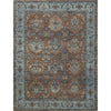 ANTIQUE SULTANABAD KIRMA RUST / BLUE