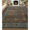 ANTIQUE SULTANABAD KIRMA RUST / BLUE
