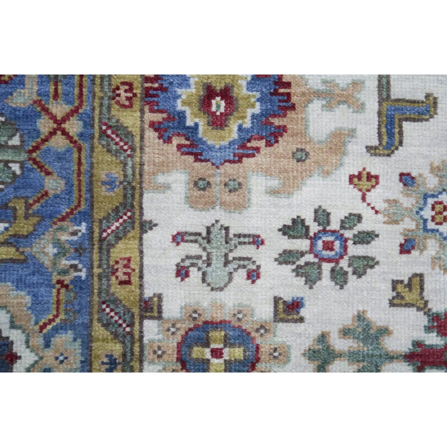 ANTIQUE SULTANABAD MA160 IVORY / BLUE