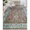 ANTIQUE SULTANABAD MAH15 RUST / LIGHT BLUE