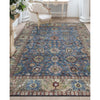 ANTIQUE SULTANABAD MAH20 BLUE / BEIGE