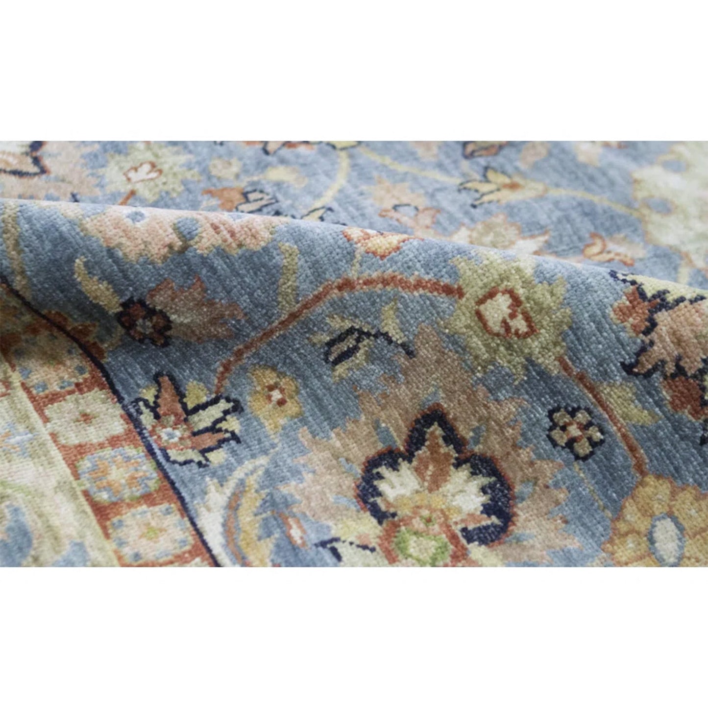 ANTIQUE SULTANABAD MAH20 BLUE / BEIGE