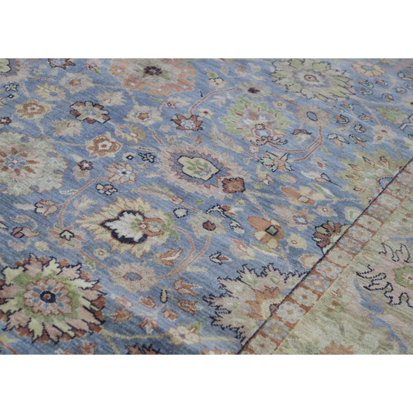 ANTIQUE SULTANABAD MAH20 BLUE / BEIGE