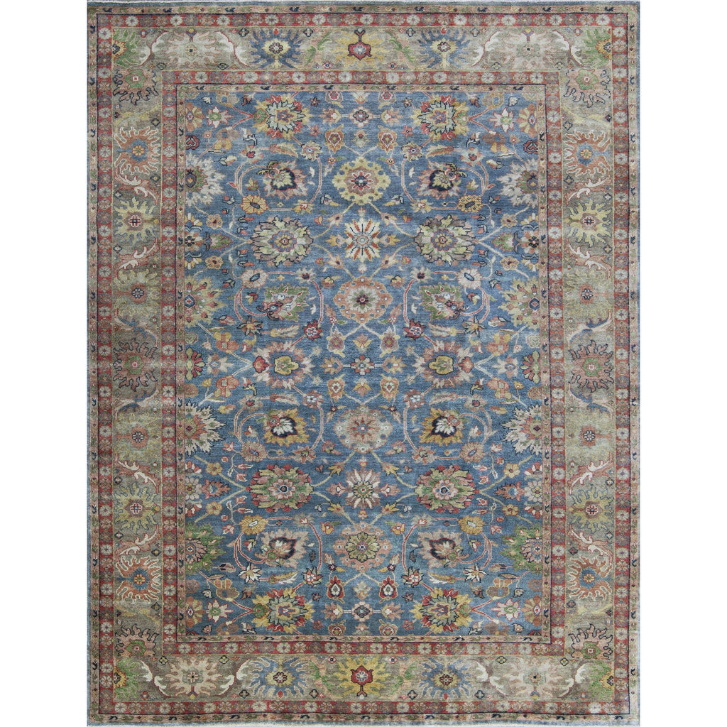 ANTIQUE SULTANABAD MAH20 BLUE / BROWN