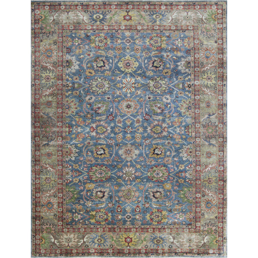 ANTIQUE SULTANABAD MAH20 BLUE / BROWN