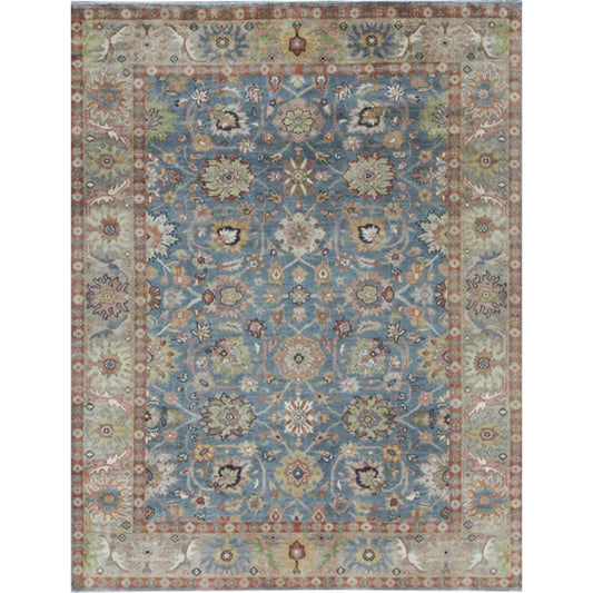 ANTIQUE SULTANABAD MAH20 BLUE / RED