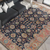 ANTIQUE SULTANABAD MAH20 BLUE / RUST