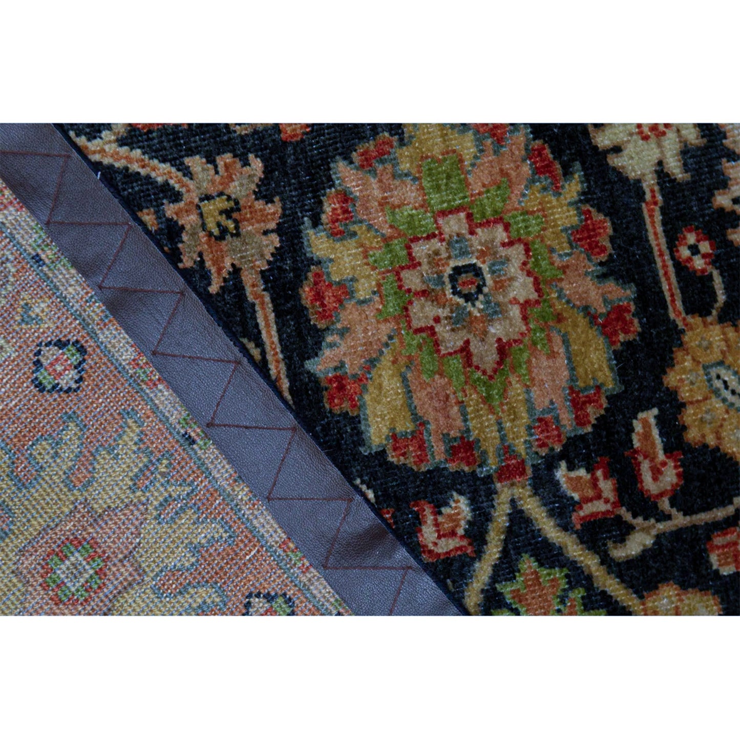 ANTIQUE SULTANABAD MAH20 BLUE / RUST