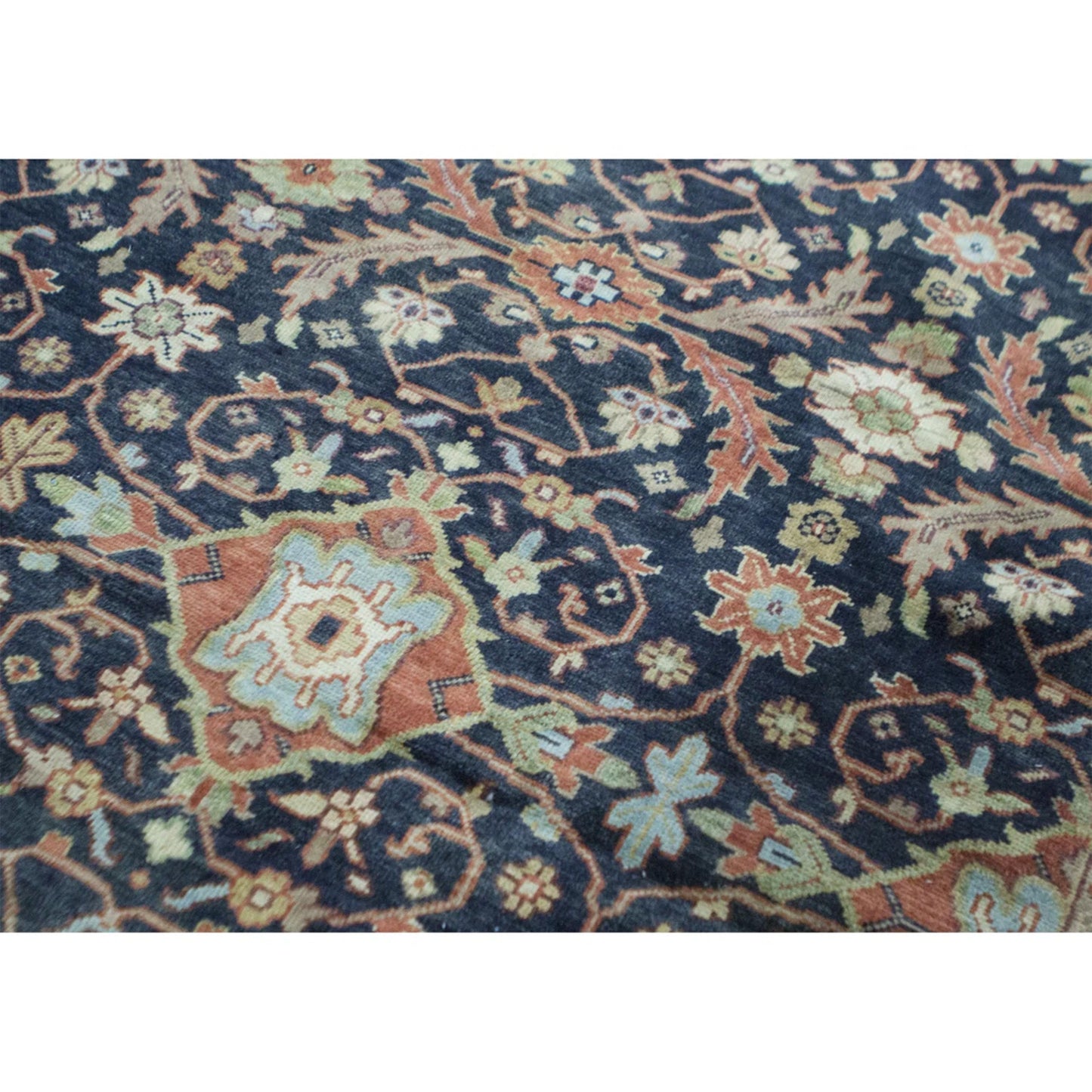 ANTIQUE SULTANABAD MAH23 BLUE / RUST