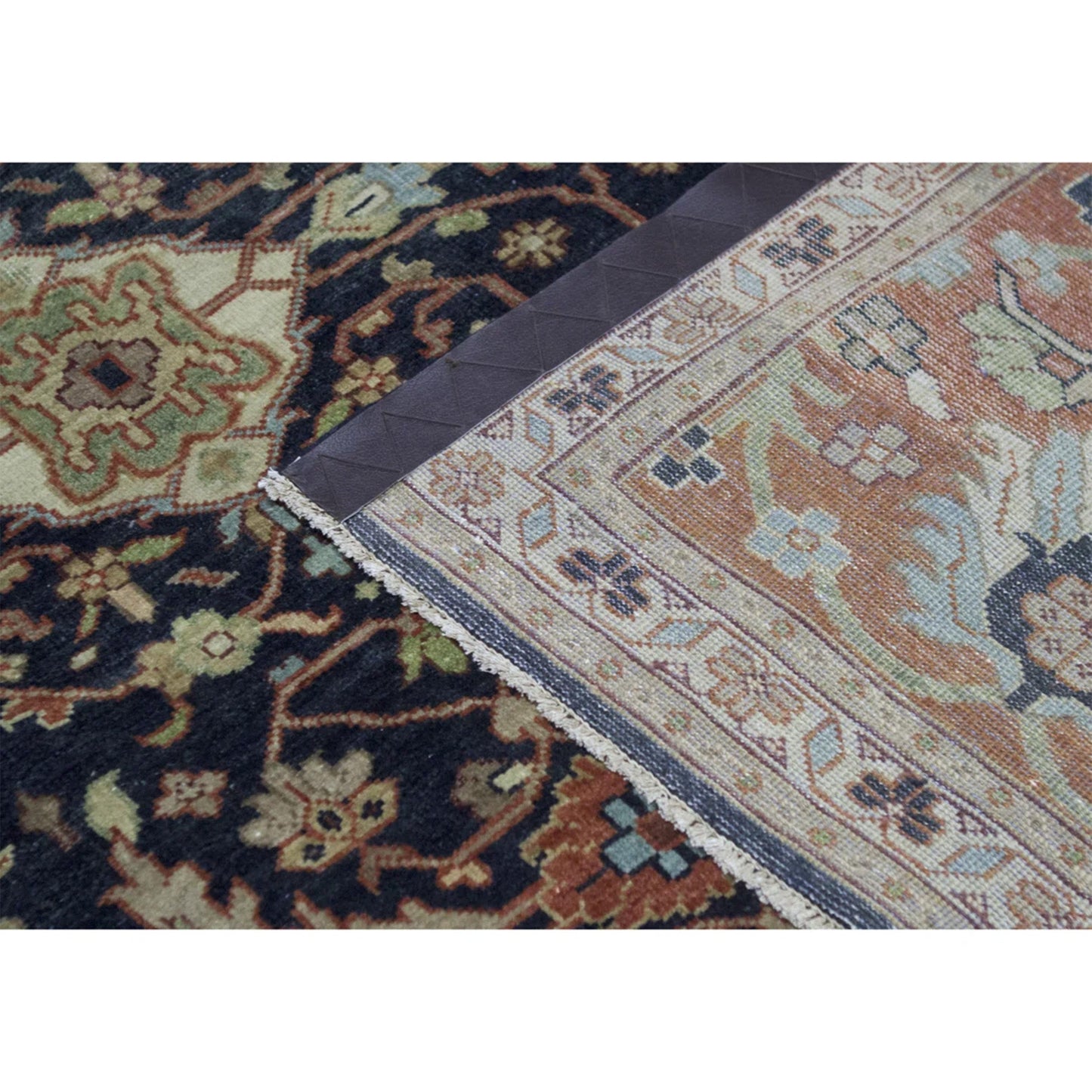 ANTIQUE SULTANABAD MAH23 BLUE / RUST