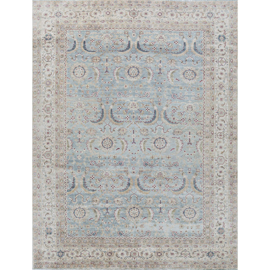 ANTIQUE SULTANABAD MAH26 BLUE / IVORY