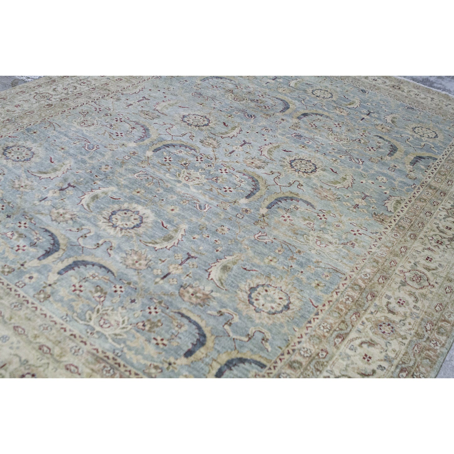 ANTIQUE SULTANABAD MAH26 BLUE / IVORY