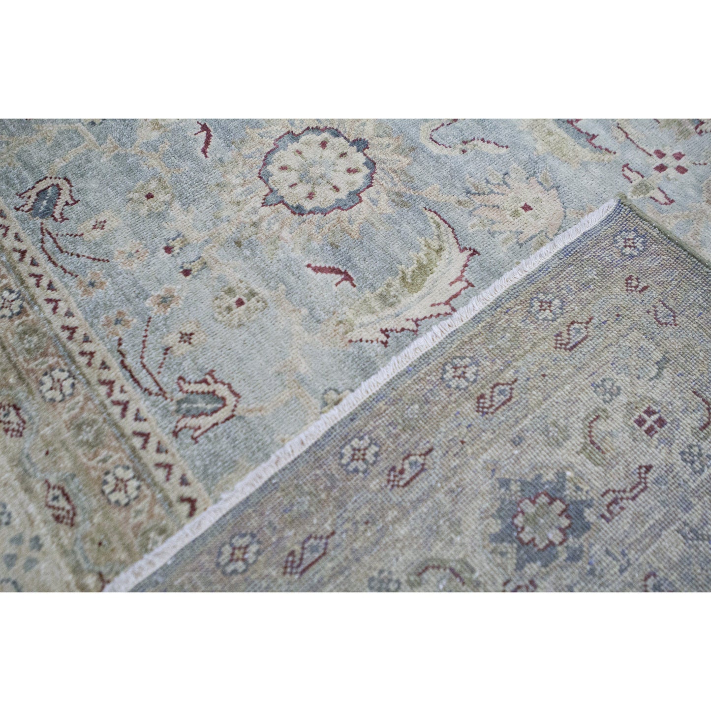 ANTIQUE SULTANABAD MAH26 BLUE / IVORY
