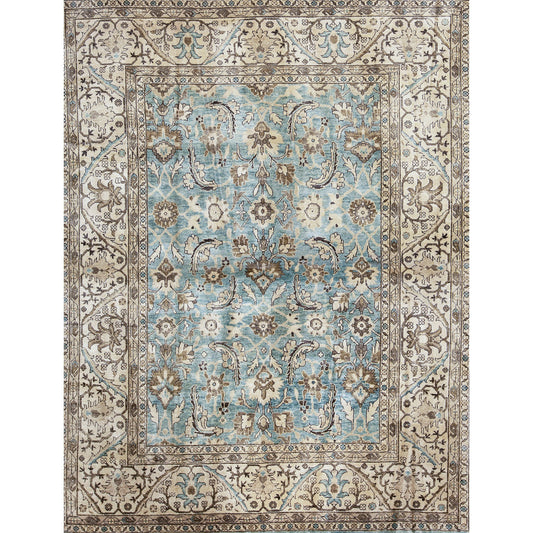 ANTIQUE SULTANABAD MAH34 BLUE / BEIGE
