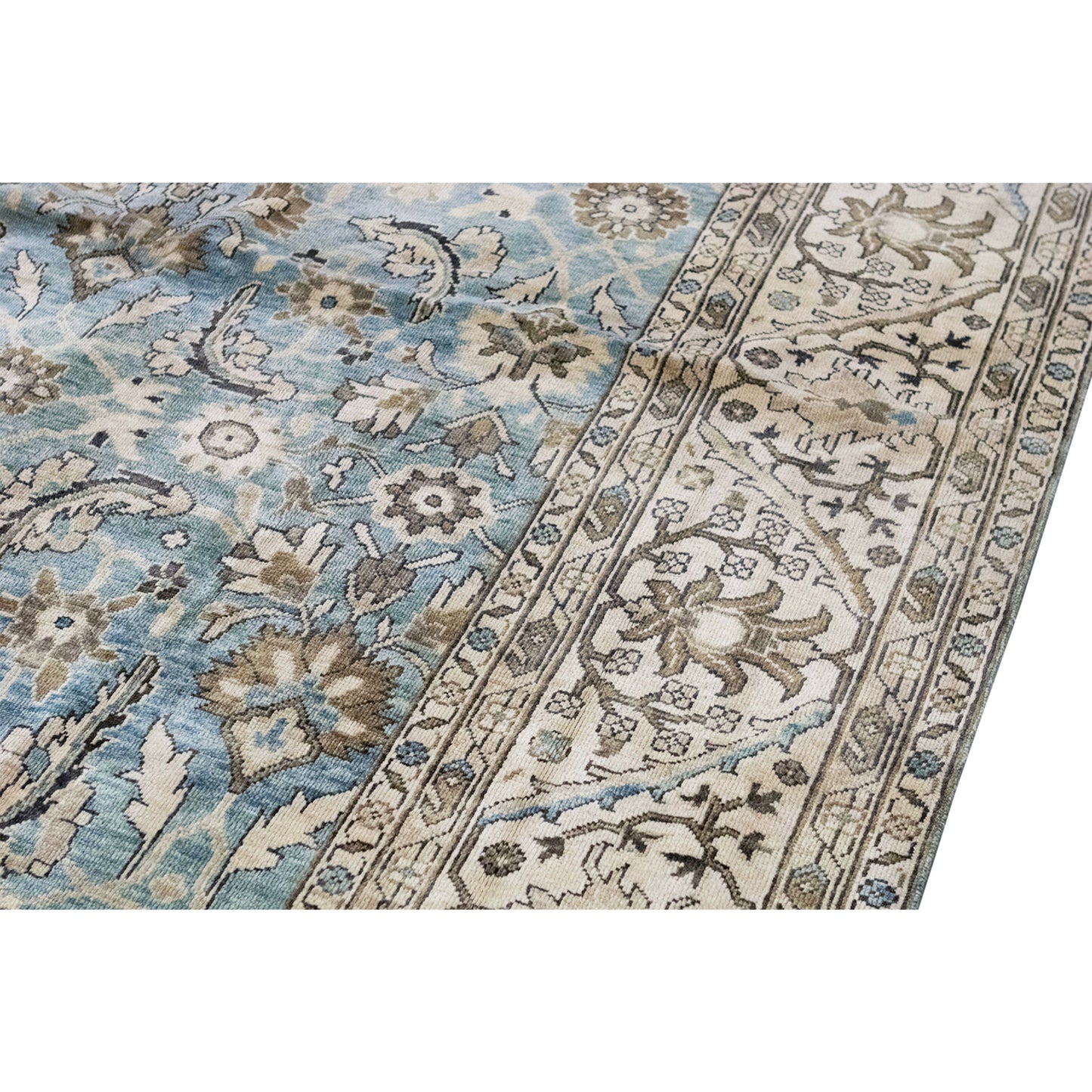 ANTIQUE SULTANABAD MAH34 BLUE / BEIGE