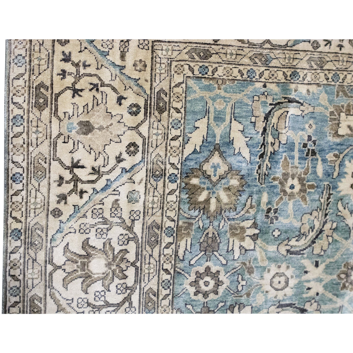ANTIQUE SULTANABAD MAH34 BLUE / BEIGE