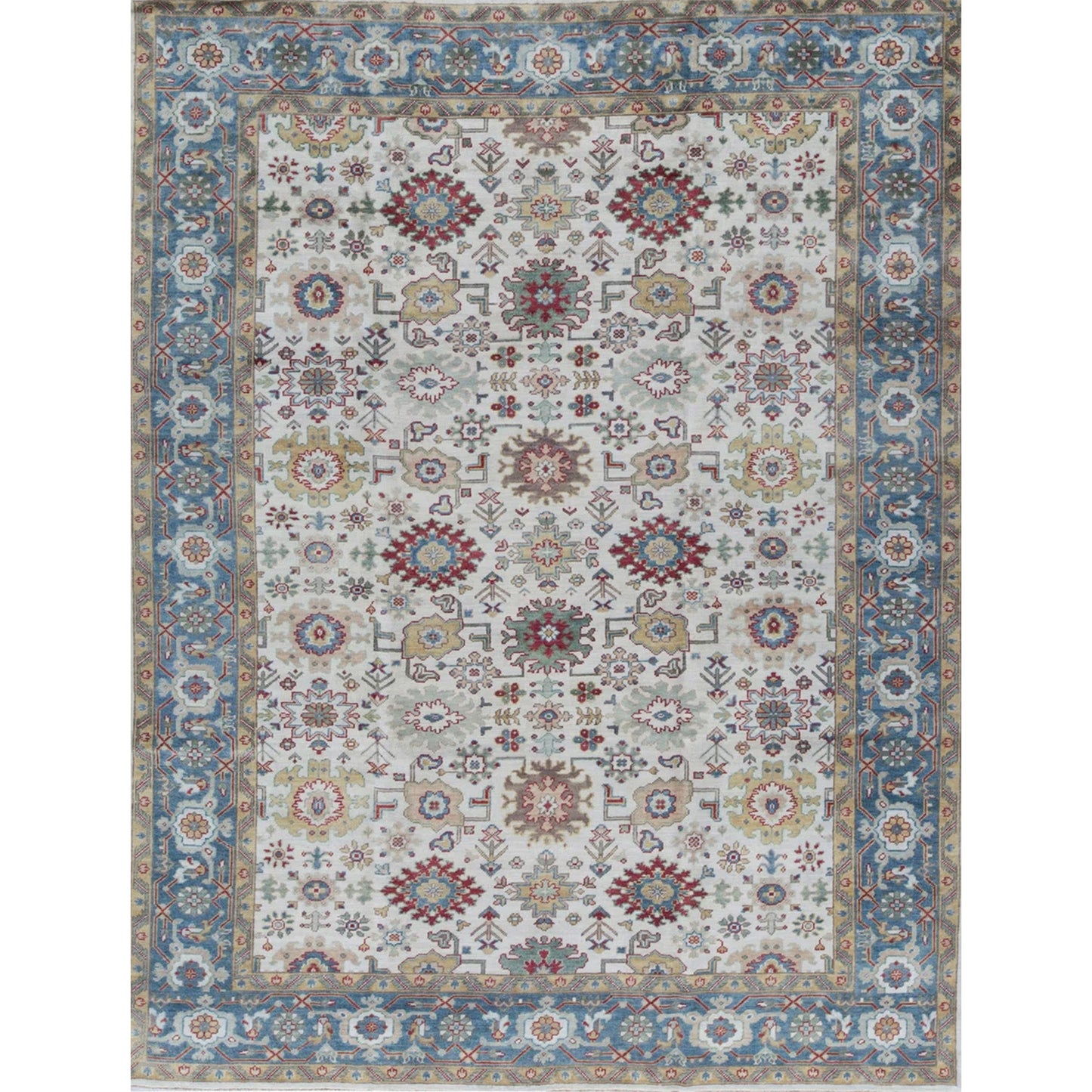 ANTIQUE SULTANABAD MH160 IVORY / BLUE