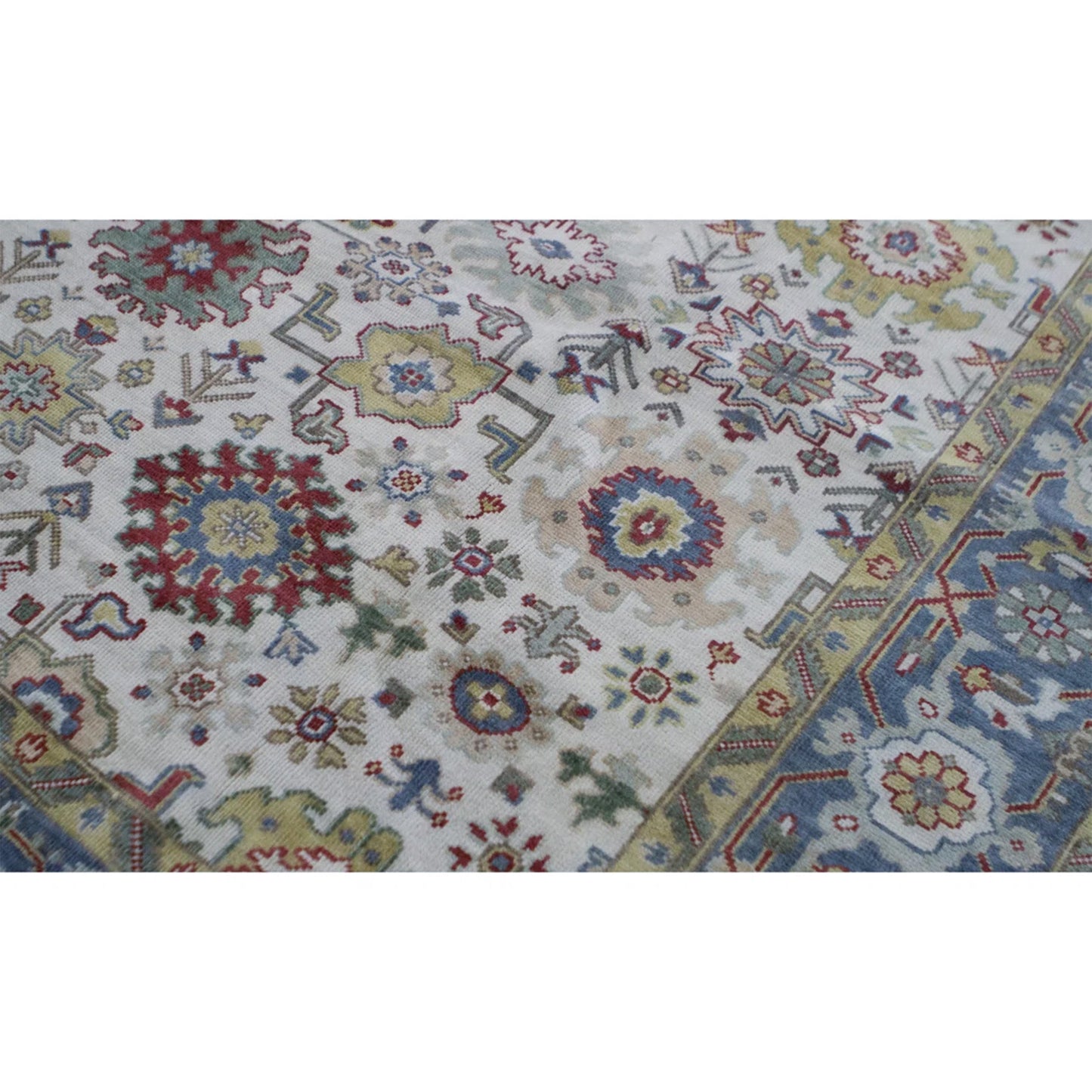 ANTIQUE SULTANABAD MH160 IVORY / BLUE