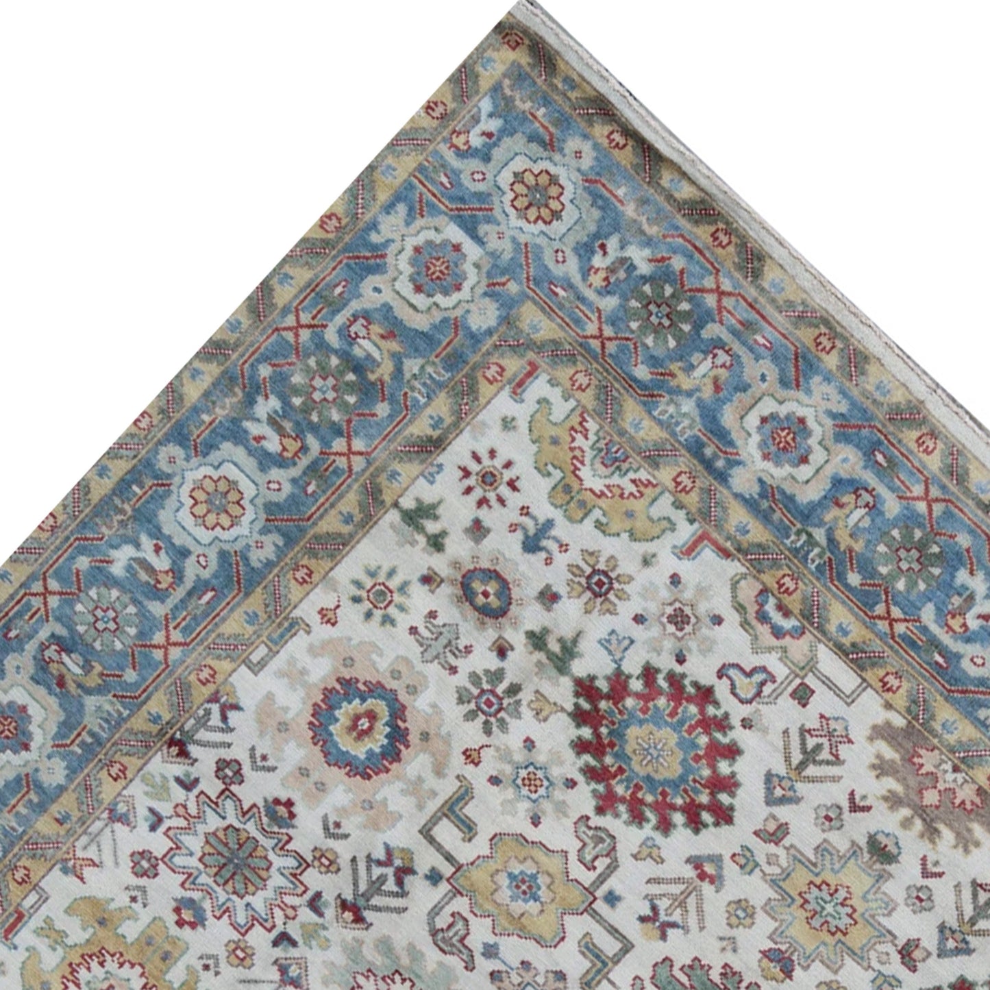 ANTIQUE SULTANABAD MH160 IVORY / BLUE