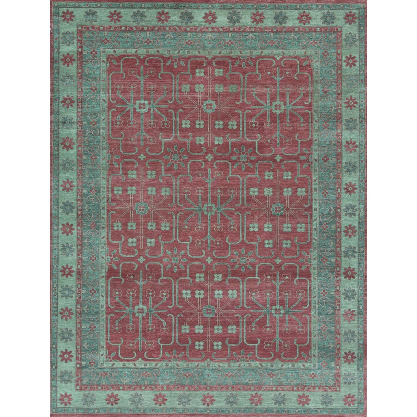 ANTIQUE SULTANABAD S-34- RED