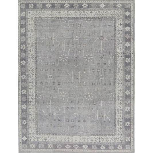 ANTIQUE SULTANABAD S-34- SILVER / GREY