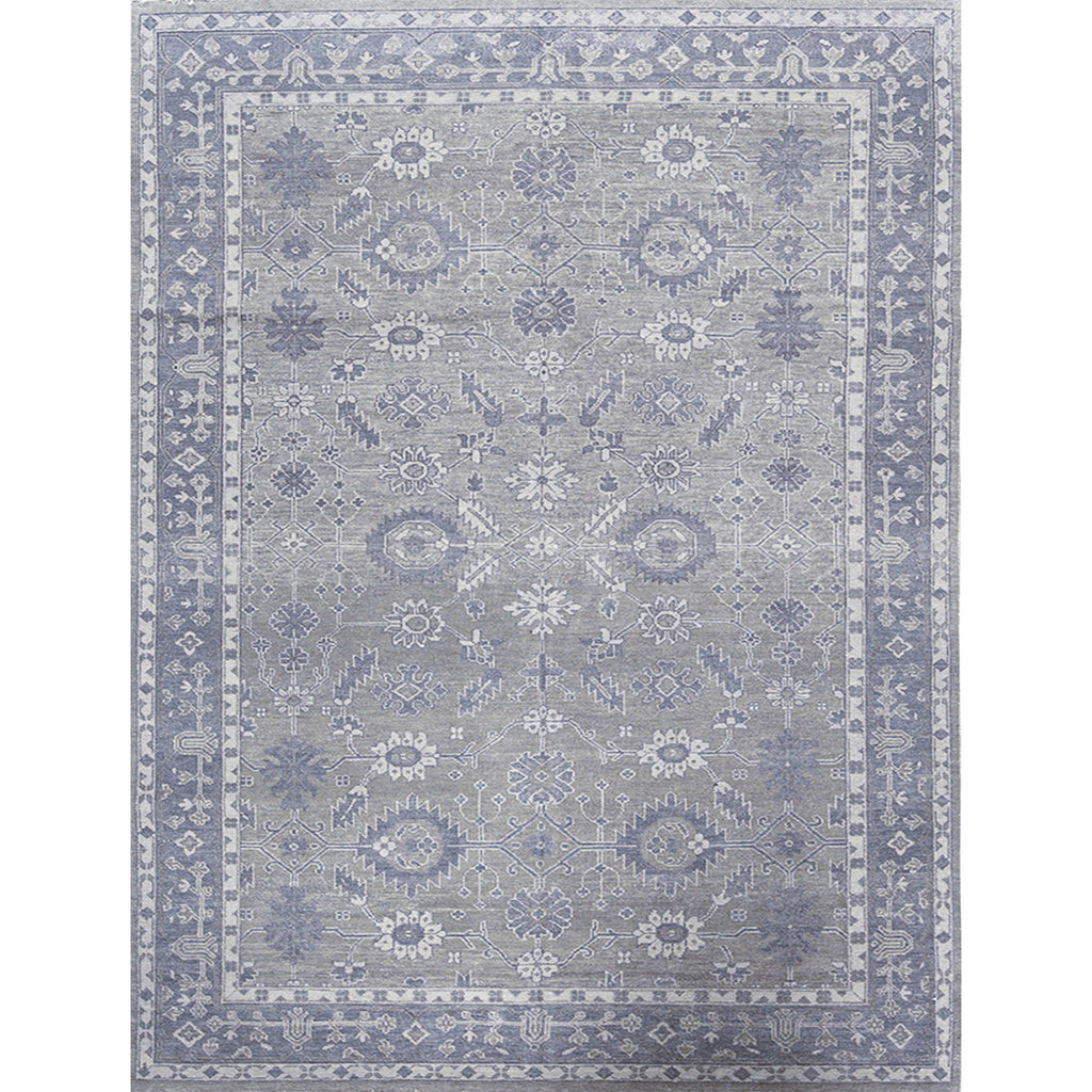 ANTIQUE SULTANABAD S-39- SILVER / BLUE