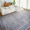 ANTIQUE SULTANABAD S-39- SILVER / BLUE