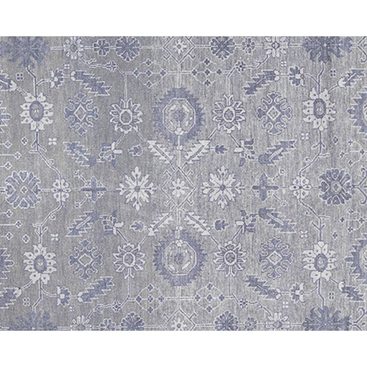 ANTIQUE SULTANABAD S-39- SILVER / BLUE