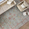 ANTIQUE SULTANABAD SUL-A GREY / LIGHT BLUE