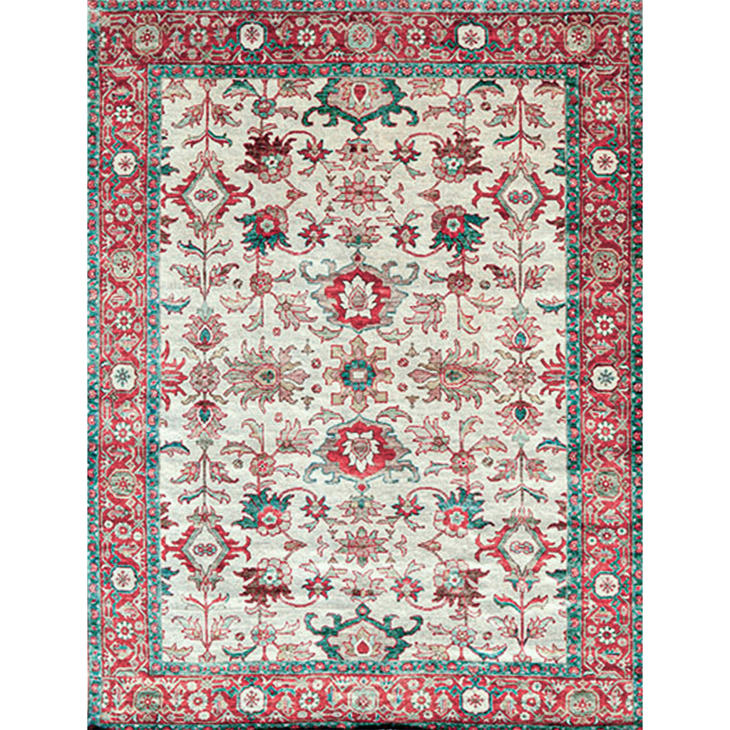 ANTIQUE SULTANABAD SUL-A IVORY / RED