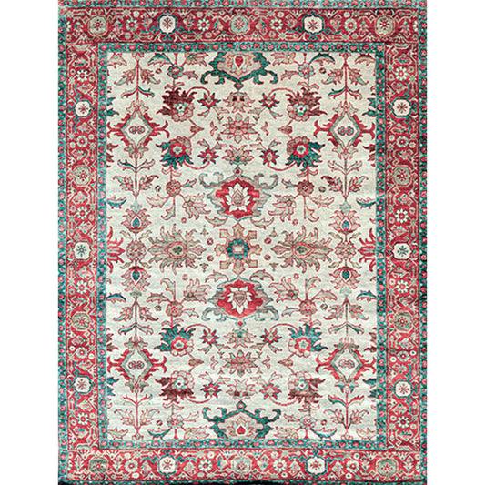 ANTIQUE SULTANABAD SUL-A IVORY / RED