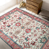 ANTIQUE SULTANABAD SUL-A IVORY / RED