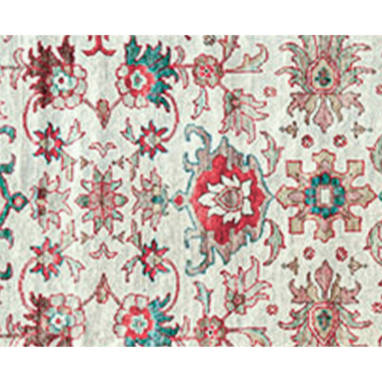 ANTIQUE SULTANABAD SUL-A IVORY / RED