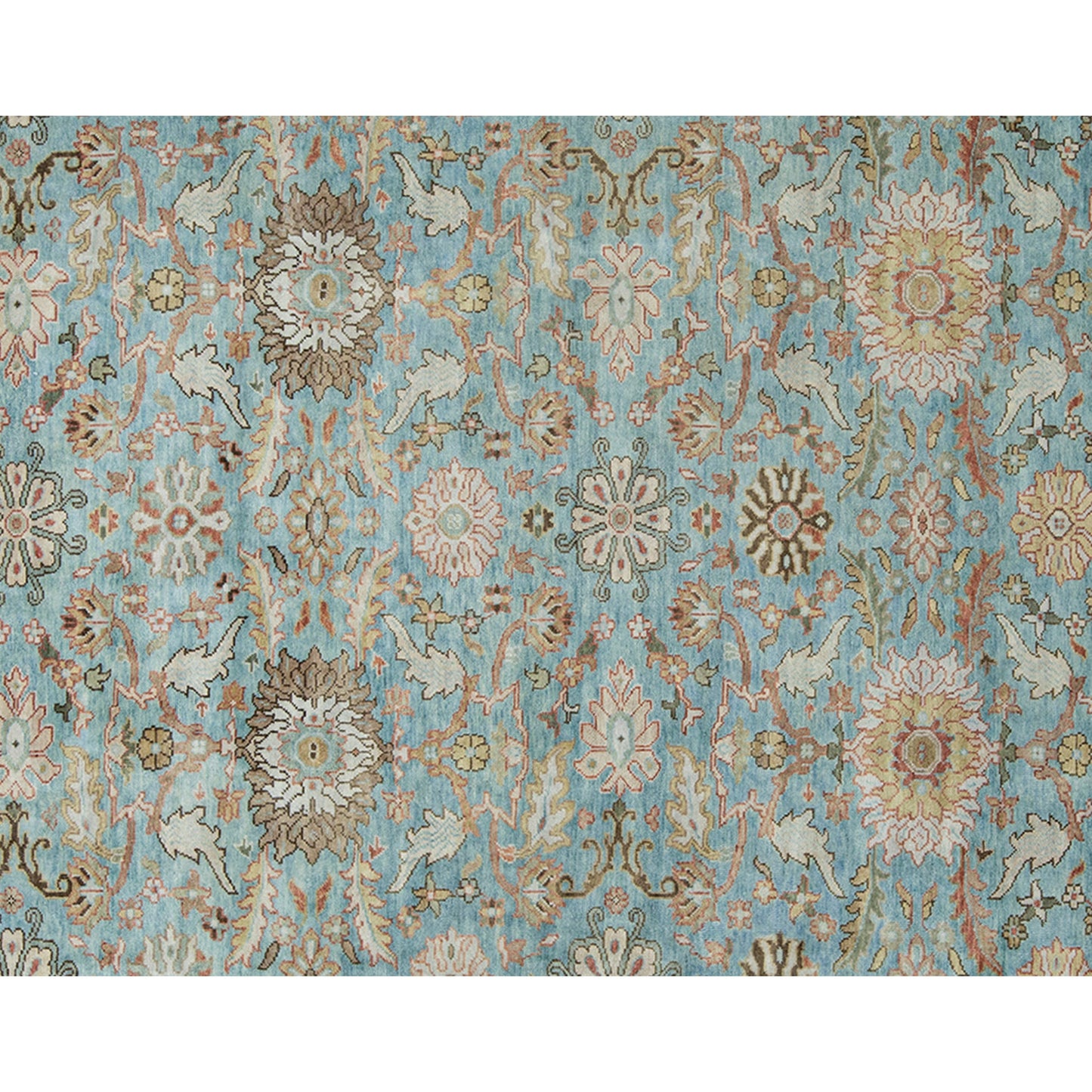 ANTIQUE SULTANABAD SUL25 BLUE / RUST