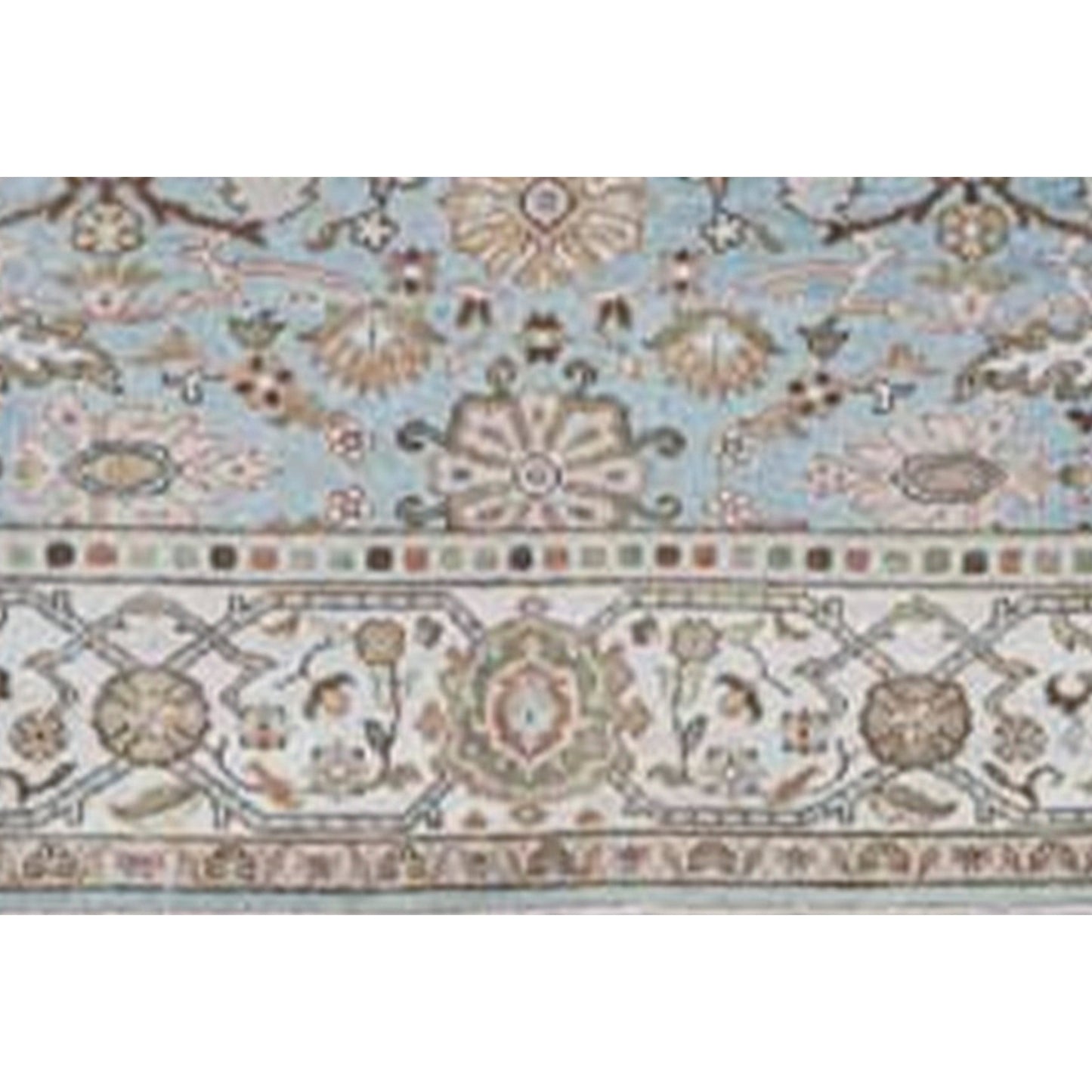 ANTIQUE SULTANABAD SUL25 LIGHT BLUE / IVORY