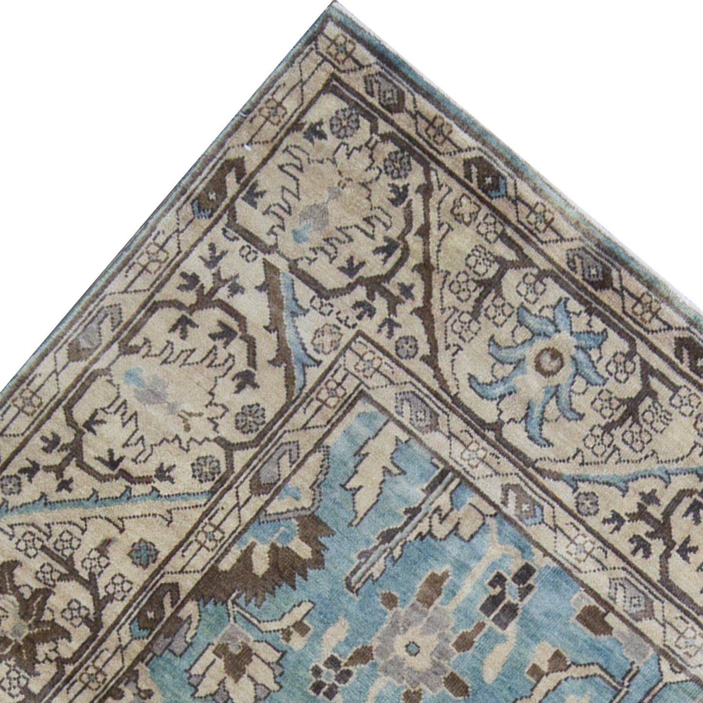 ANTIQUE SULTANABAD SUL34 BLUE / BEIGE