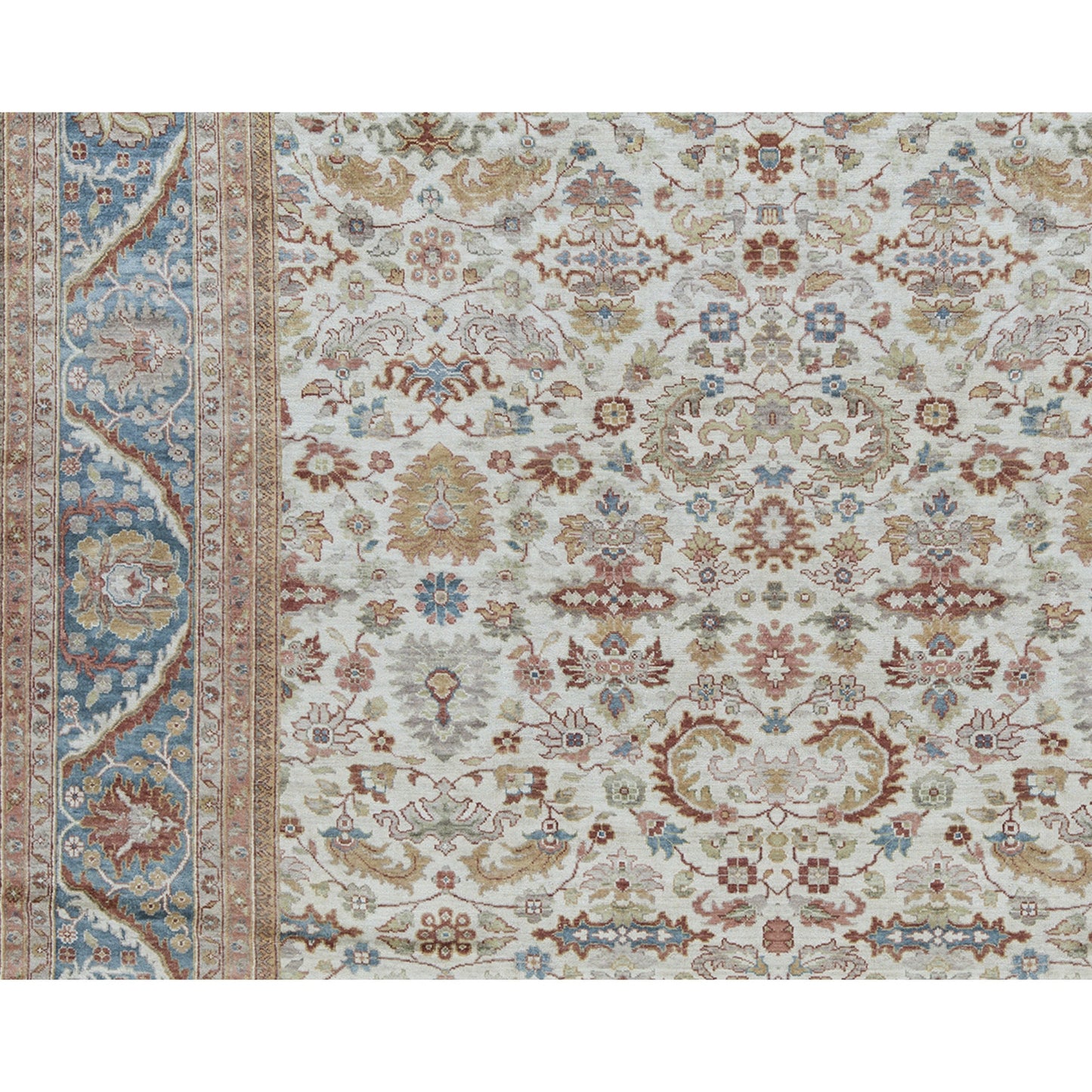 ANTIQUE SULTANABAD SUL35 IVORY / LIGHT BLUE