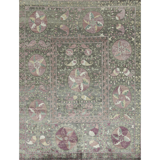 ANTIQUE SULTANABAD SUZ01 BROWN / BROWN