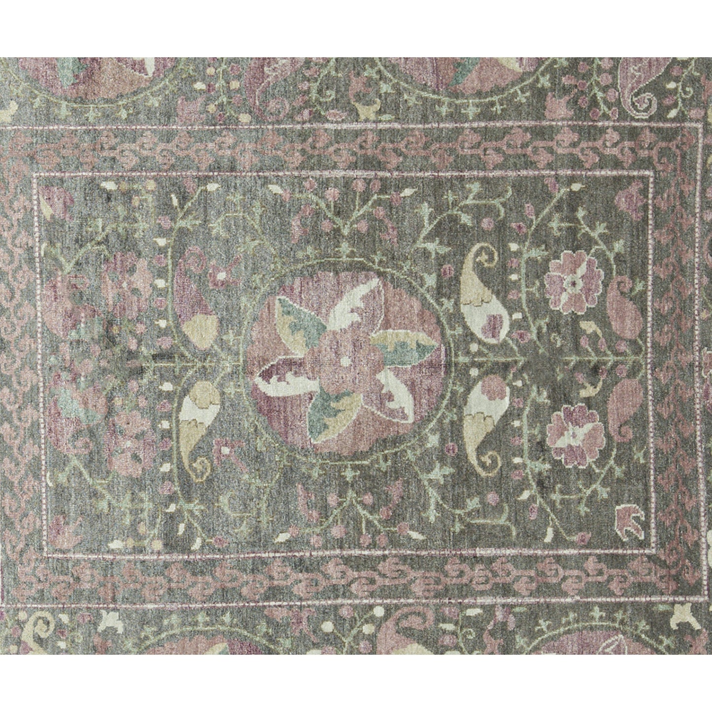 ANTIQUE SULTANABAD SUZ01 BROWN / BROWN
