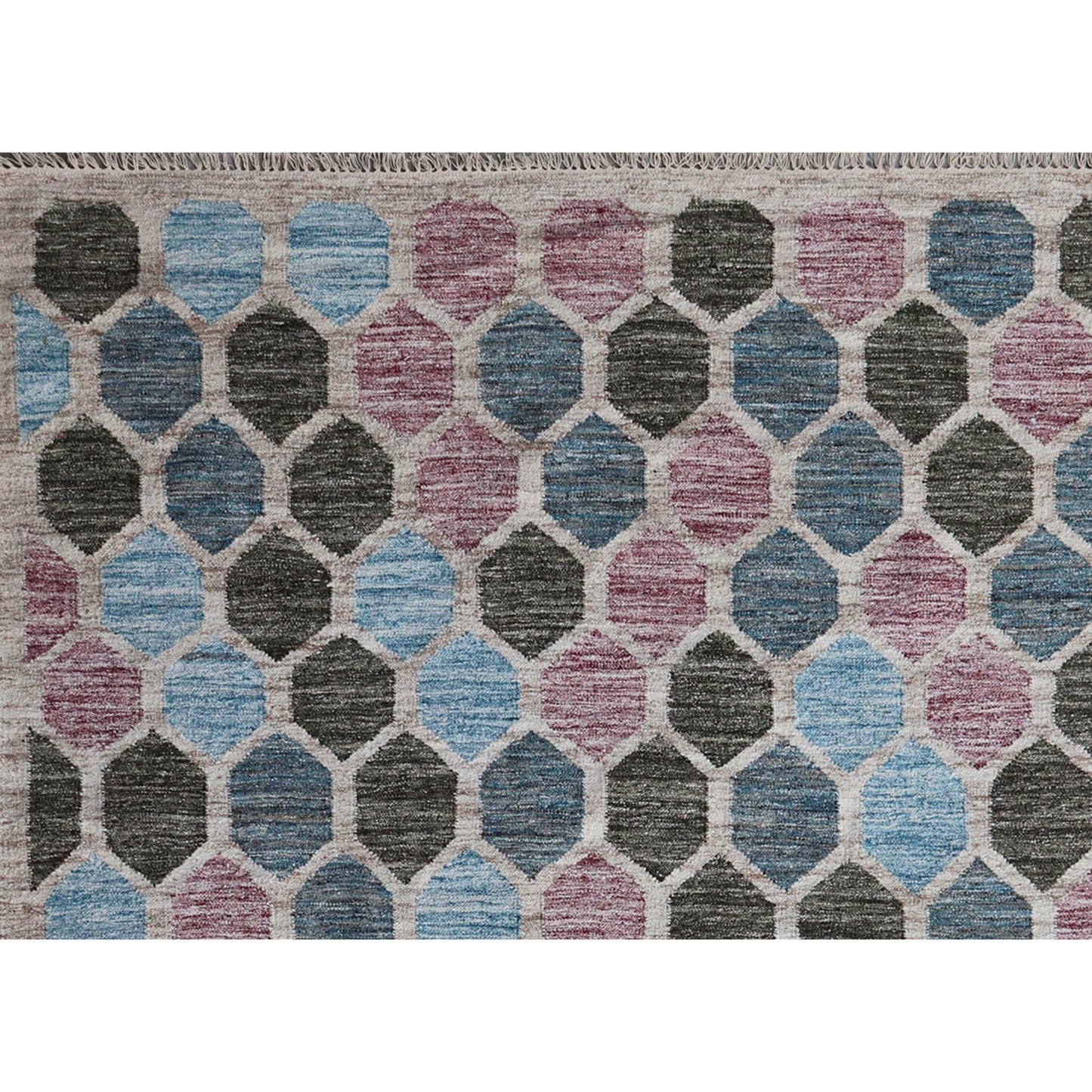 ARIA KILIM GEOMETRA LIGHT BLUE / MULTI