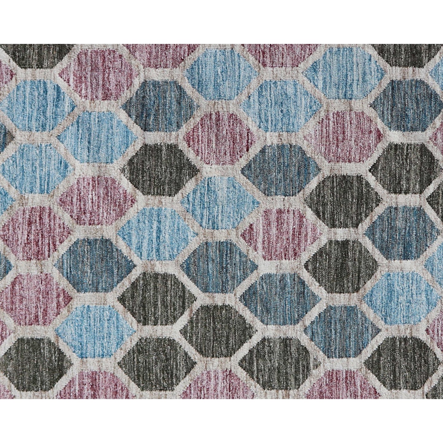 ARIA KILIM GEOMETRA LIGHT BLUE / MULTI