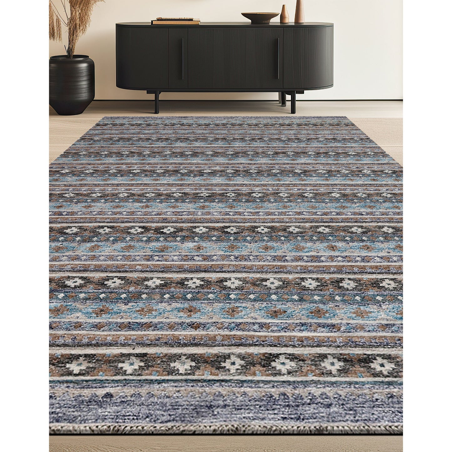 ARIA KILIM XENON LIGHT BLUE / MULTI