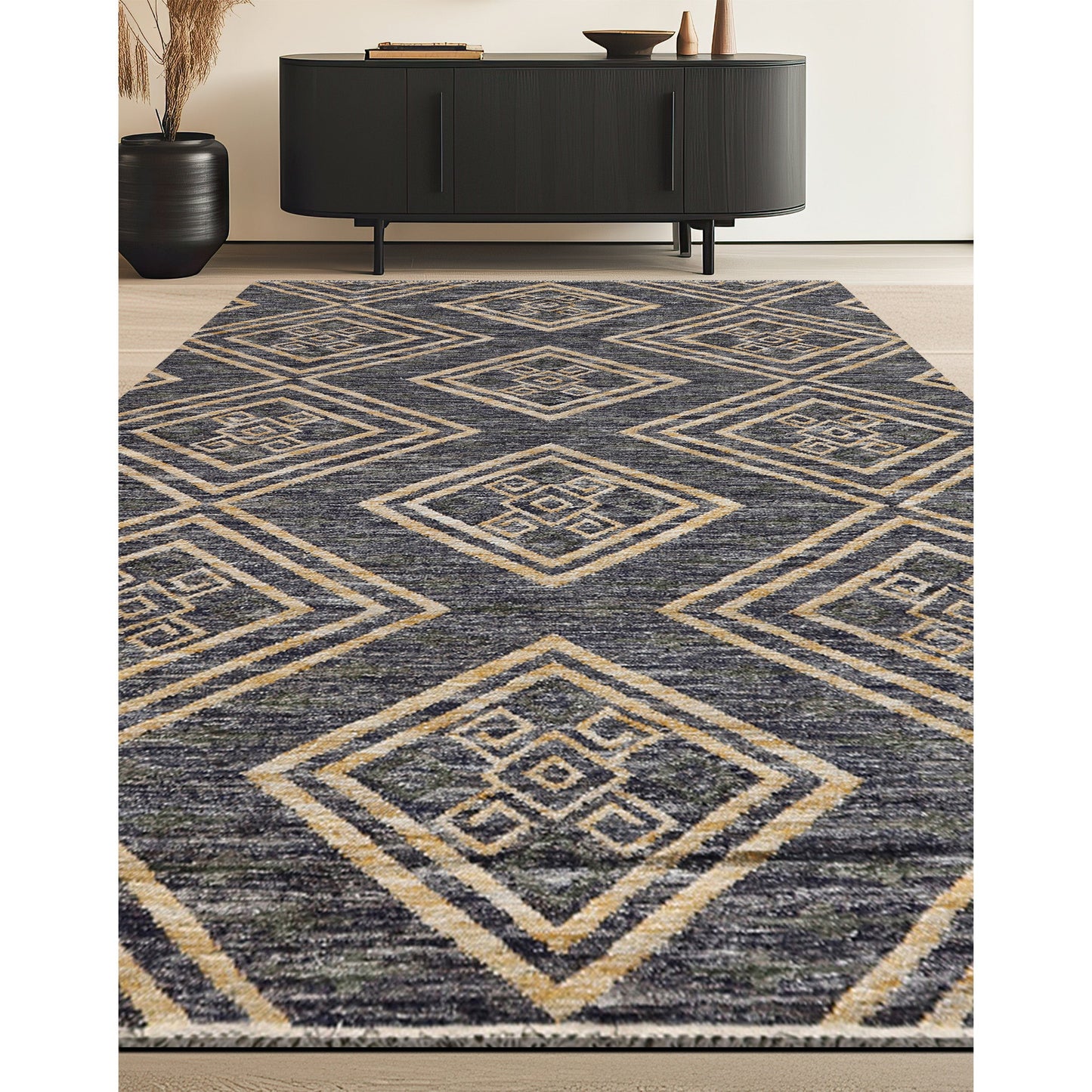 ARIA KILIM ZED LIGHT BLUE / BEIGE