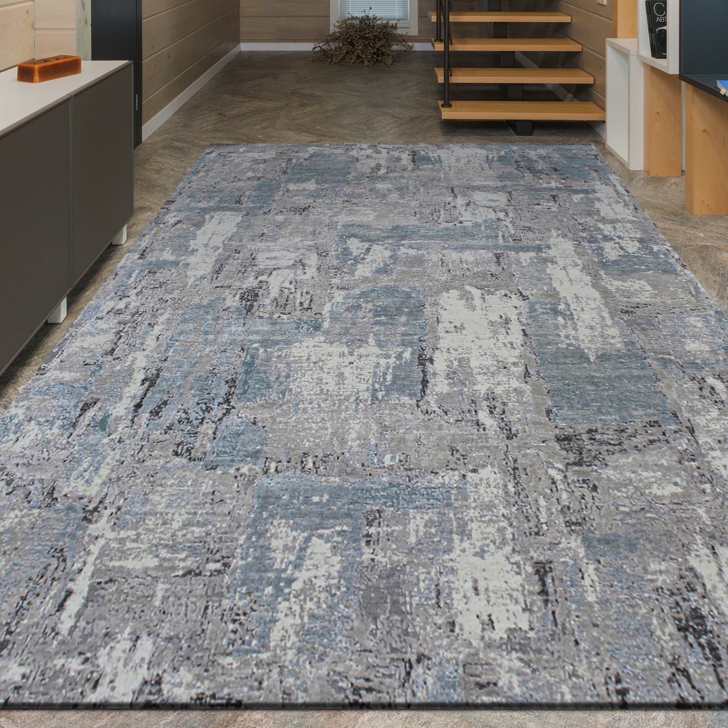AURORA CT802 BLUE / SILVER 14'1" X 19'9"