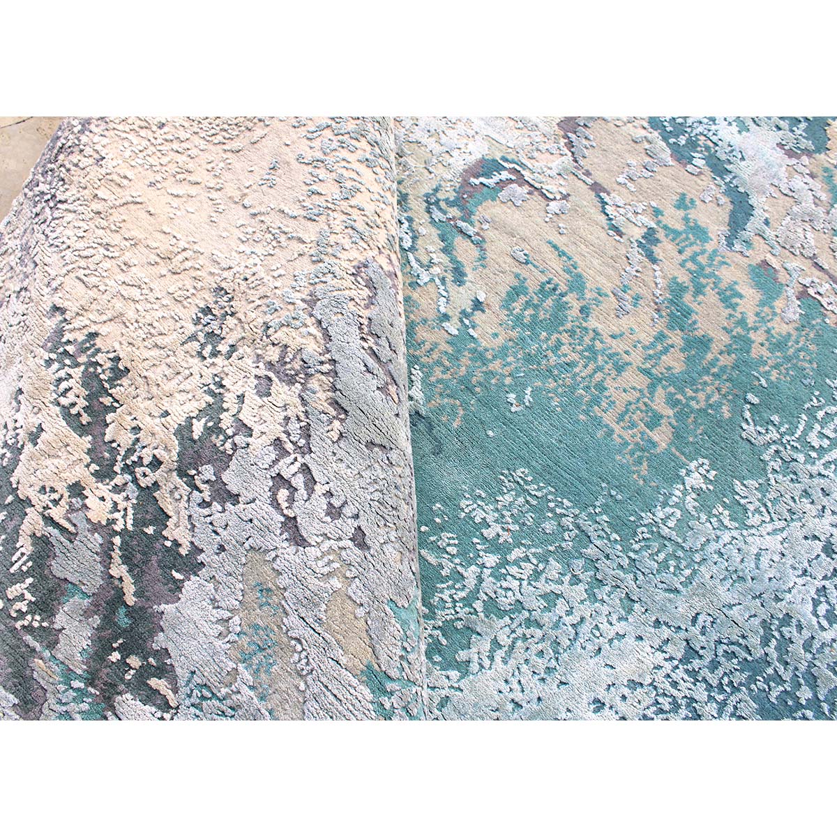 AURORA KS116 IVORY / LIGHT BLUE